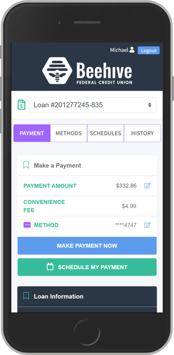 Make Payment now - Beehive FCU (beehive)-1